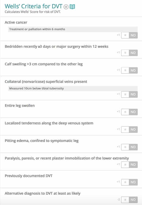 Deep Venous Thrombosis