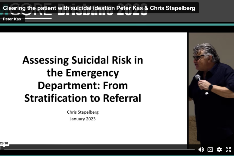 Clearing the Patient with Suicidal Ideation