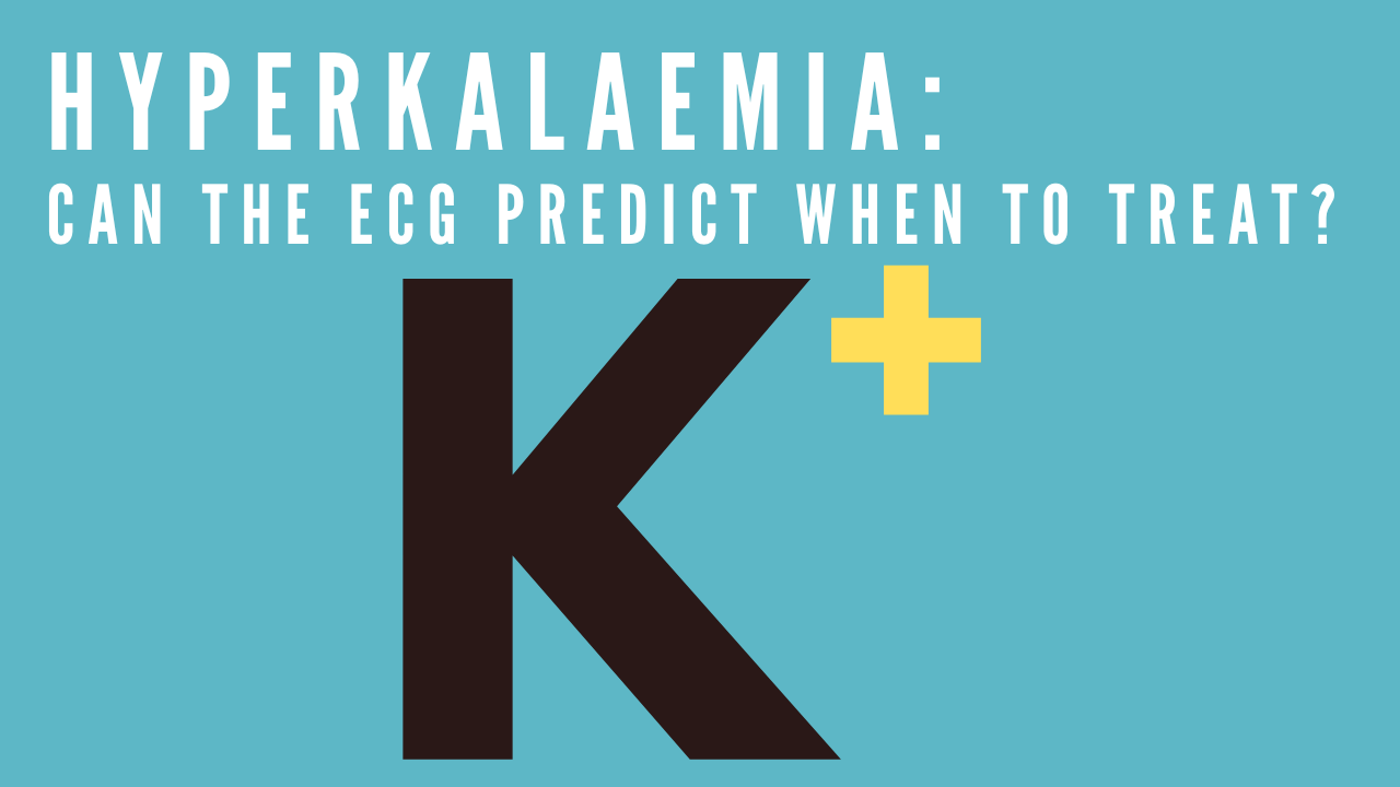 Hyperkalaemia: Can the ECG predict when to treat?