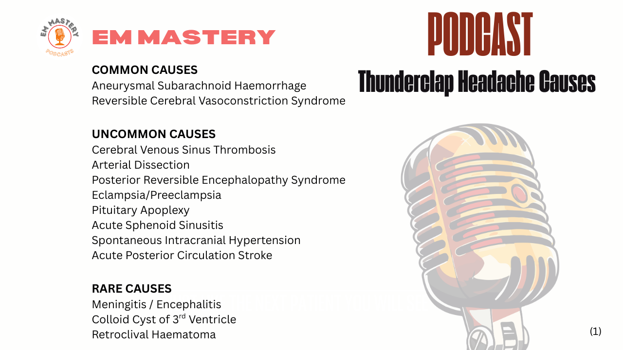 A Patient with Sudden Right Temporal Exertional Headache