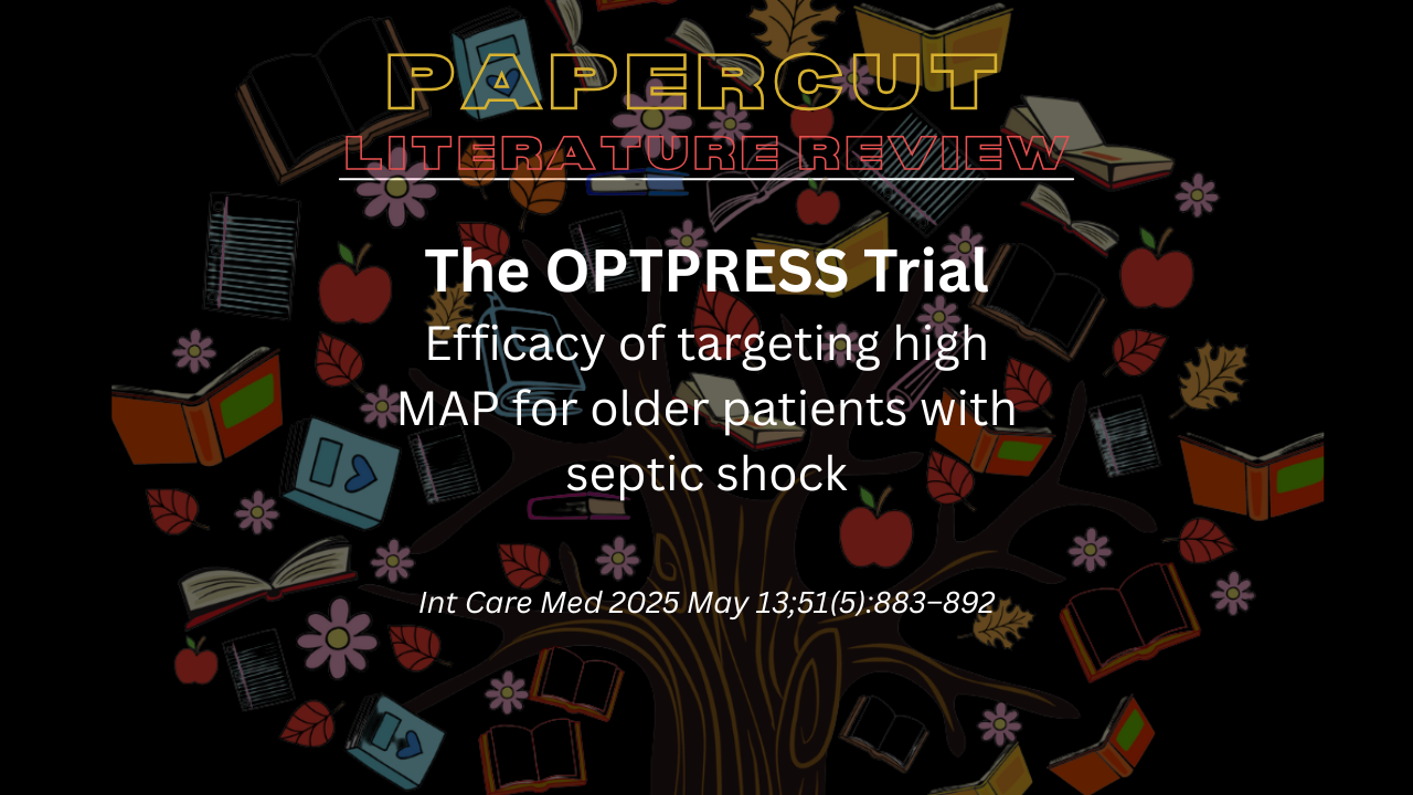 Should we target a higher MAP in Septic Shock?