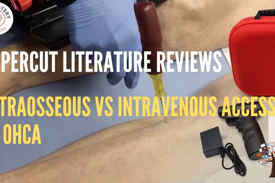 IV vs IO access in cardiac arrest.