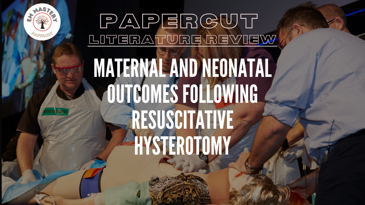 Survival Outcomes following Resuscitative Hysterotomy