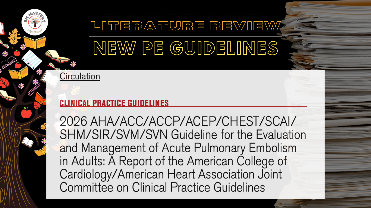 New AHA PE Guidelines 2026