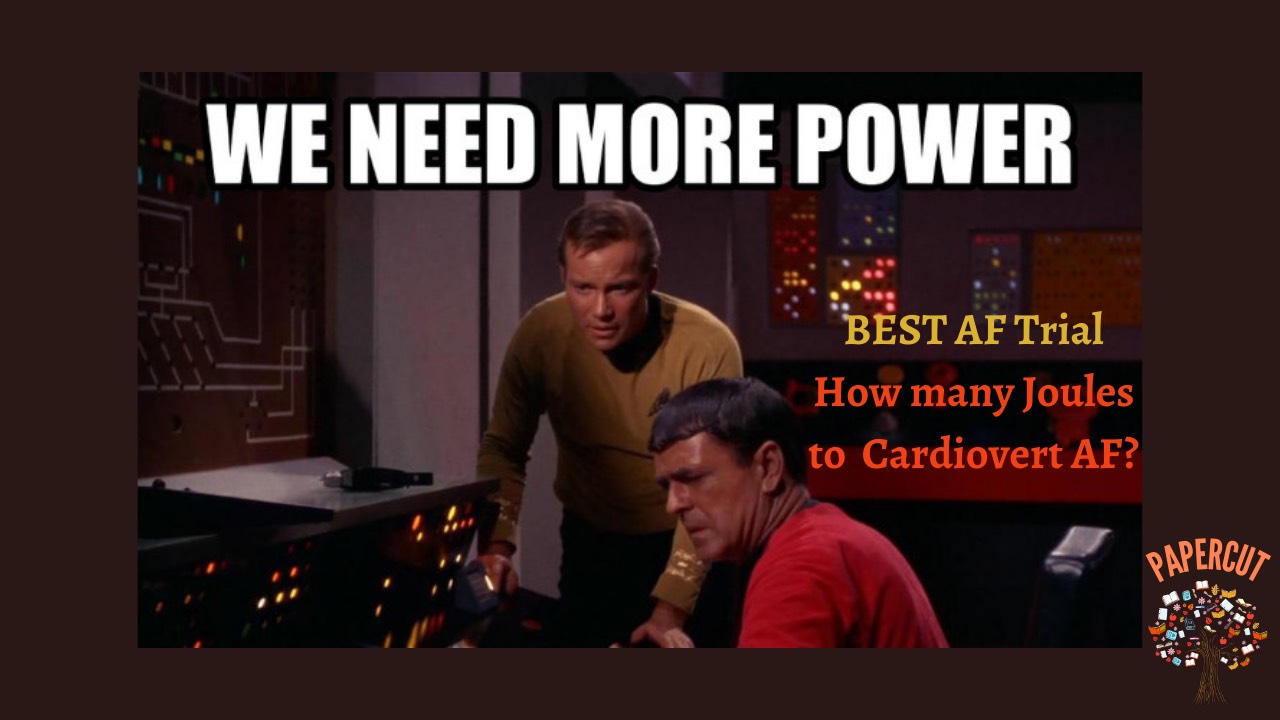 What Energy to Use when Cardioverting AF