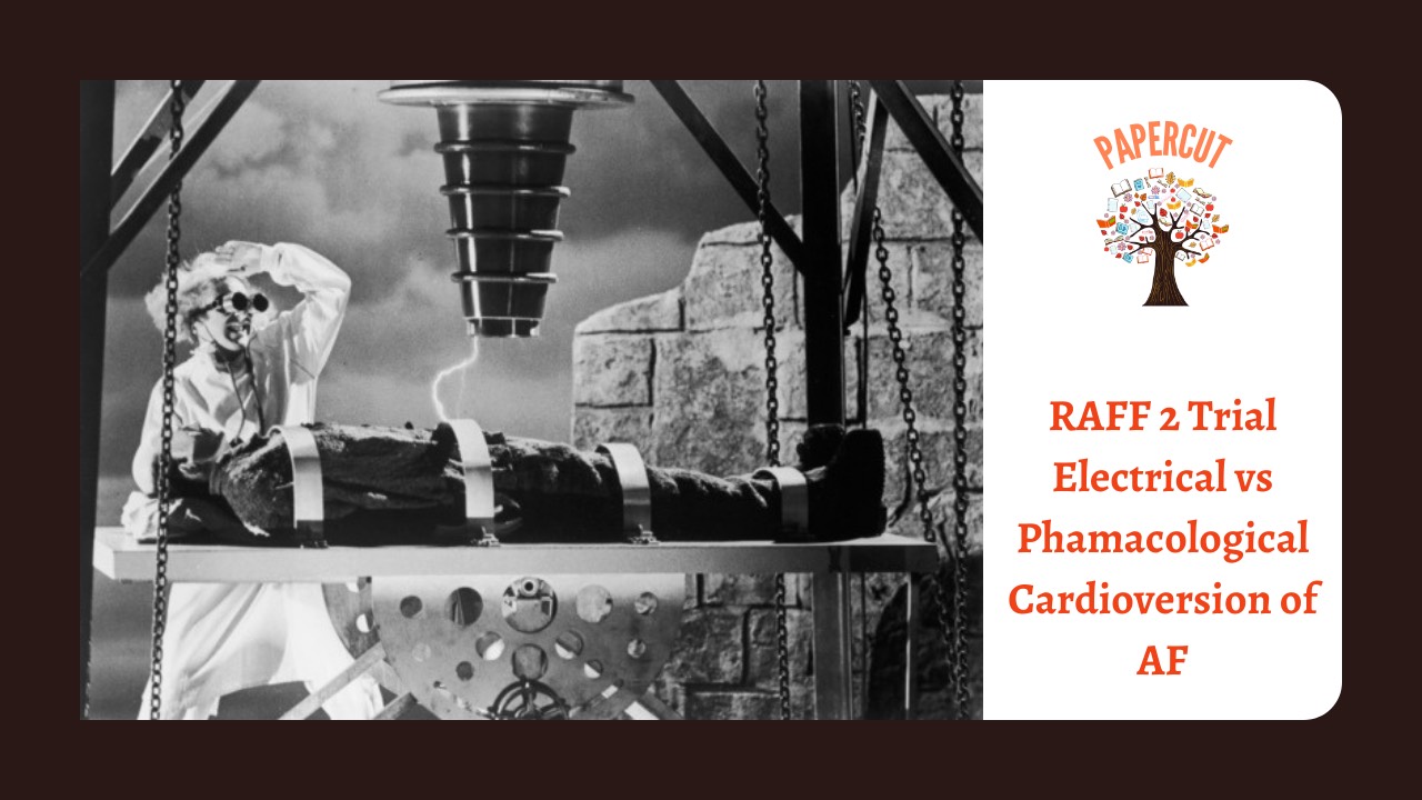 How do you cardiovert AF: Drugs or Electricity?